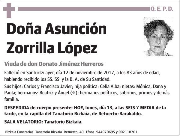 Asunción Zorrilla López