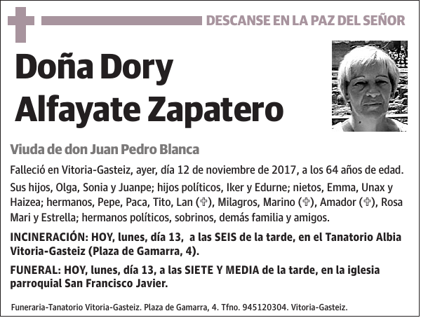 Dory Alfayate Zapatero