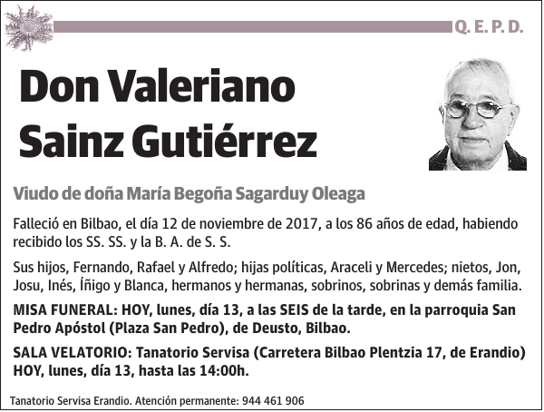 Valeriano Sainz Gutiérrez