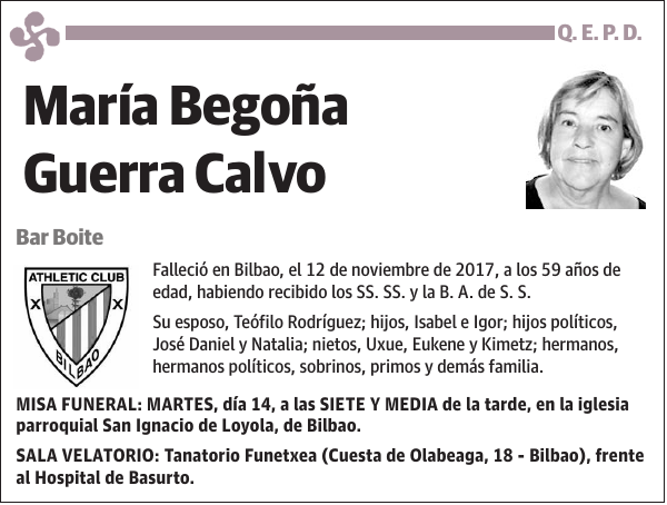 María Begoña Guerra Calvo