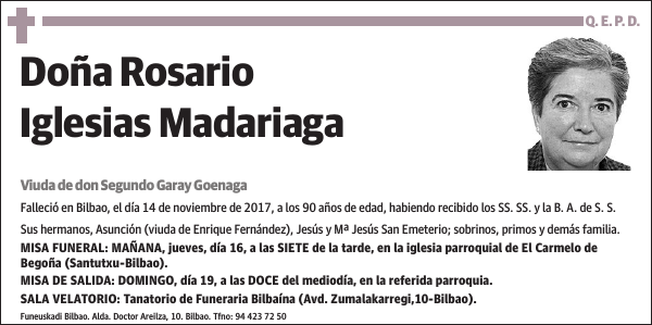 Rosario Iglesias Madariaga