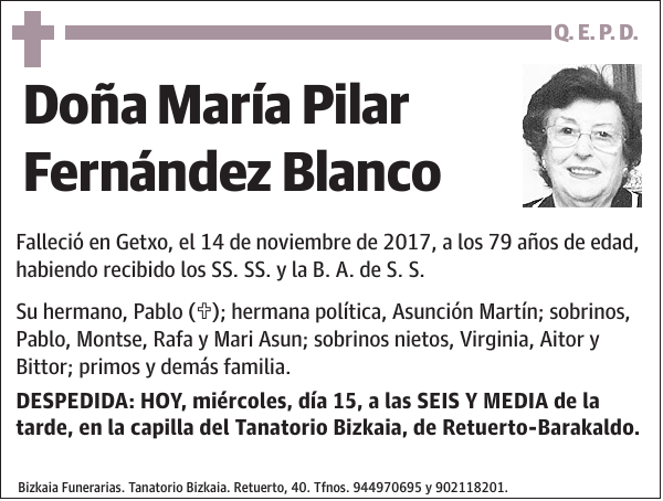 María Pilar Fernández Blanco