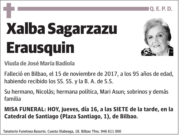 Xalba Sagarzazu Erausquin