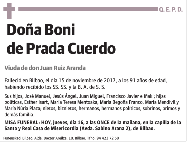 Boni de Prada Cuerdo