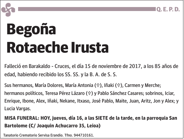 Begoña Rotaeche Irusta