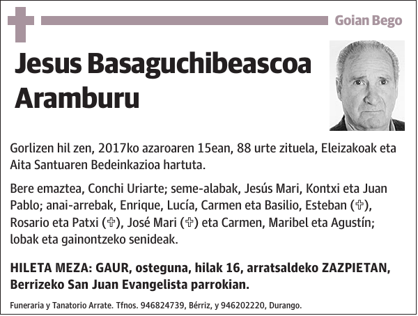 Jesus Basaguchibeascoa Aramburu