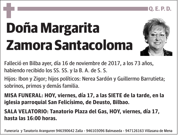 Margarita Zamora Santacoloma