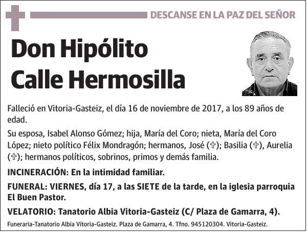 Hipólito Calle Hermosilla