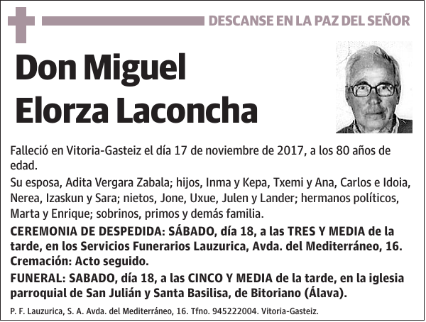 Miguel Elorza Laconcha