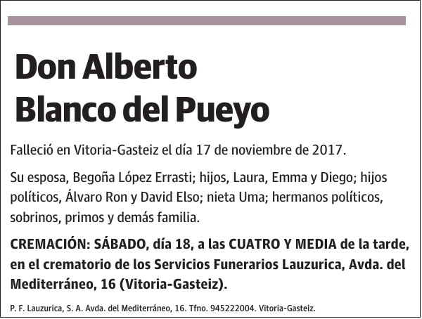 Alberto Blanco del Pueyo