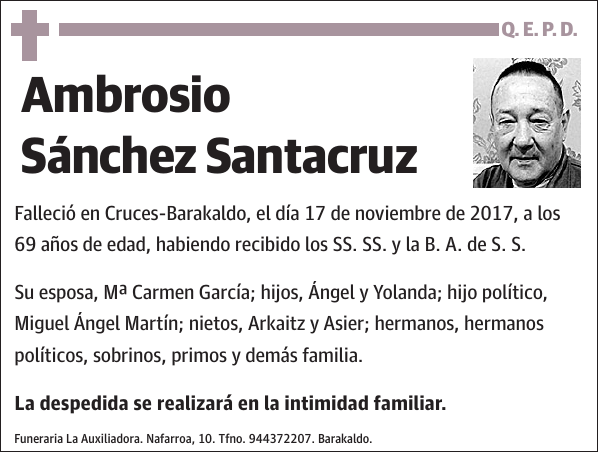 Ambrosio Sánchez Santacruz