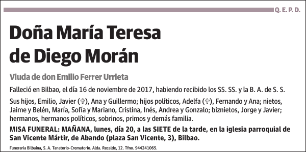 María Teresa de Diego Morán