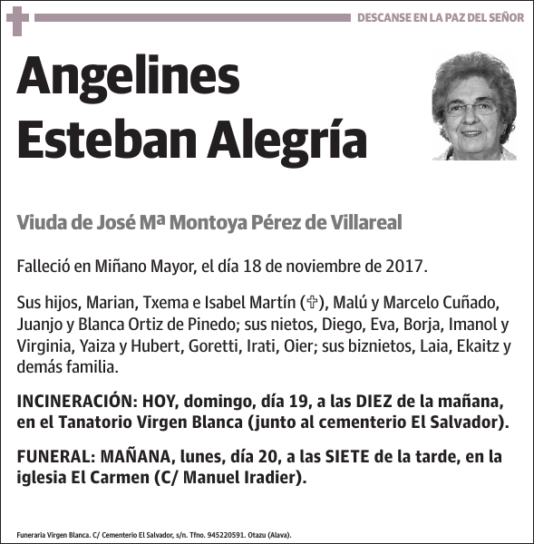 Angelines Esteban Alegría