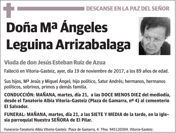 Mª Ángeles Leguina Arrizabalaga