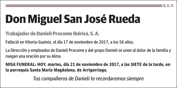 Miguel San José Rueda