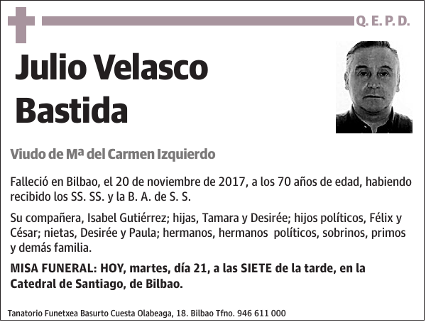 Julio Velasco Bastida