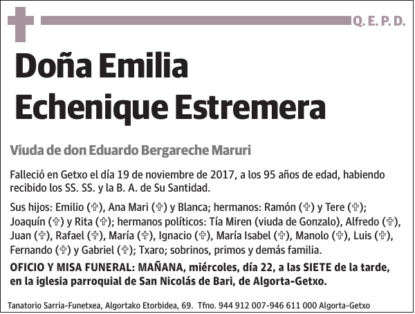 Emilia Echenique Estremera