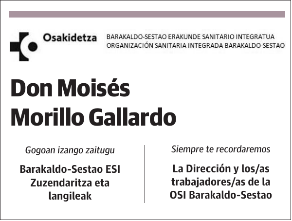 Moisés Morillo Gallardo