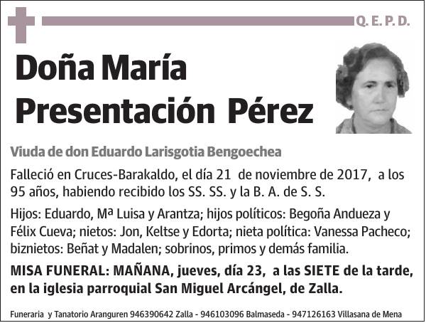 María Presentación Pérez