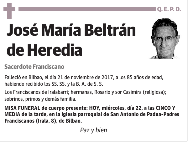 José María Beltrán de Heredia