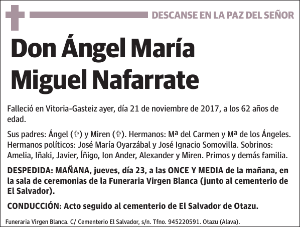 Ángel María Miguel Nafarrate