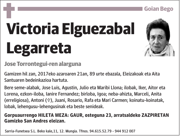 Victoria Elguezabal Legarreta