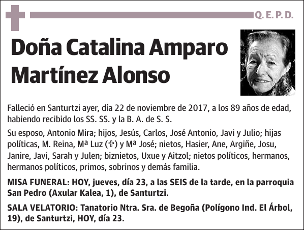 Catalina Amparo Martínez Alonso