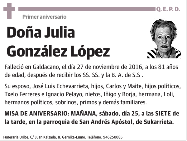 Julia González López