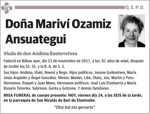 Mariví Ozamiz Ansuategui