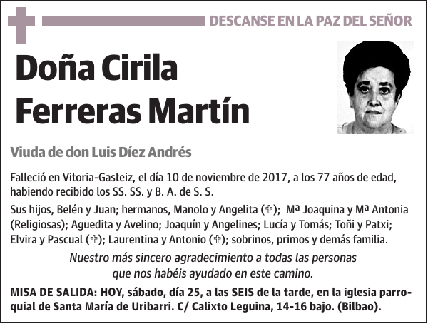 Cirila Ferreras Martín