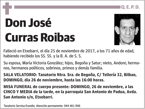 José Curras Roibas