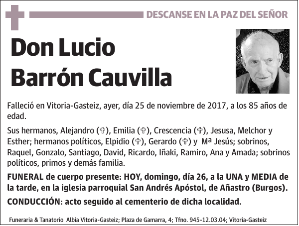 Lucio Barrón Cauvilla