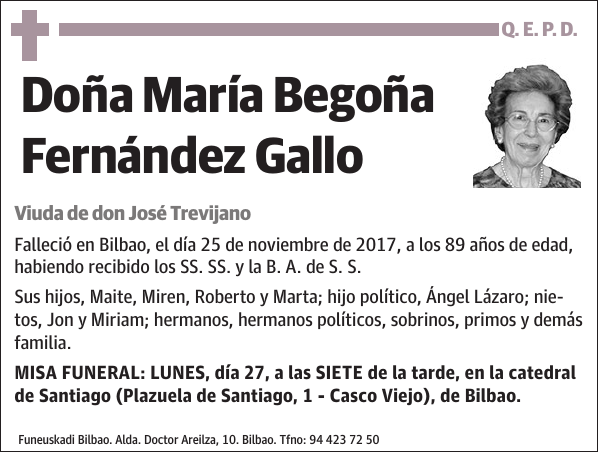 María Begoña Fernández Gallo