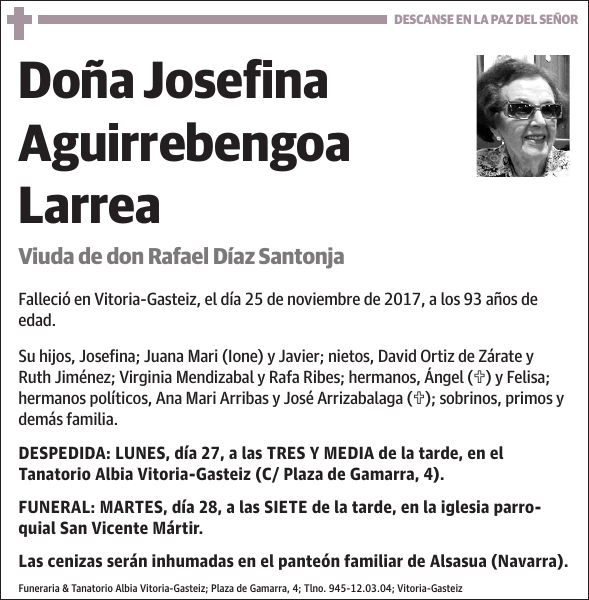 Josefina Aguirrebengoa