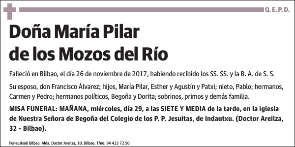 María Pilar de los Mozos del Río