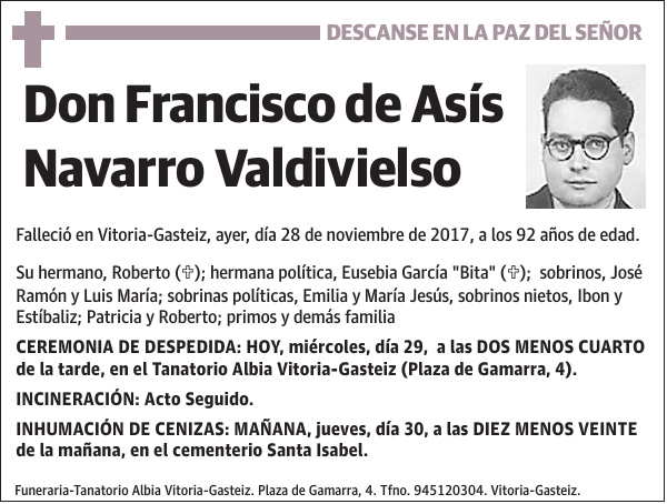 Francisco de Asís Navarro Valdivielso