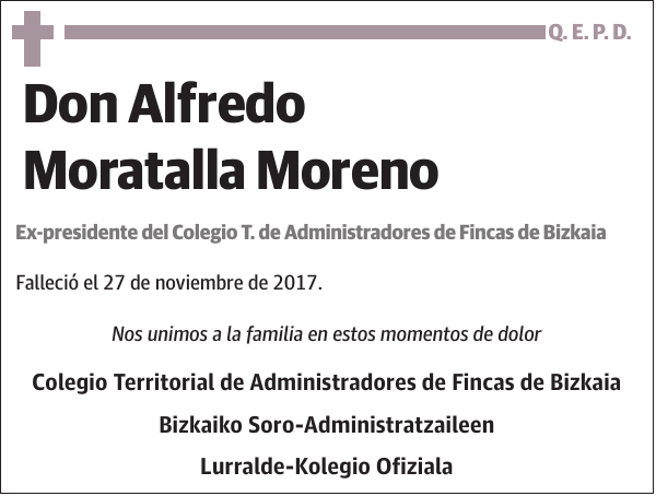 Alfredo Moratalla Moreno