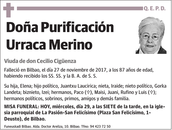 Purificación Urraca Merino