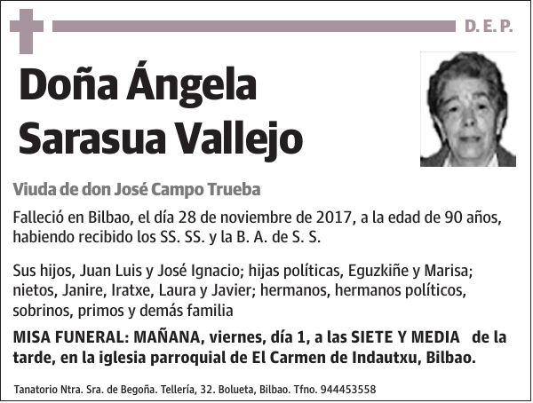 Ángela Sarasua Vallejo