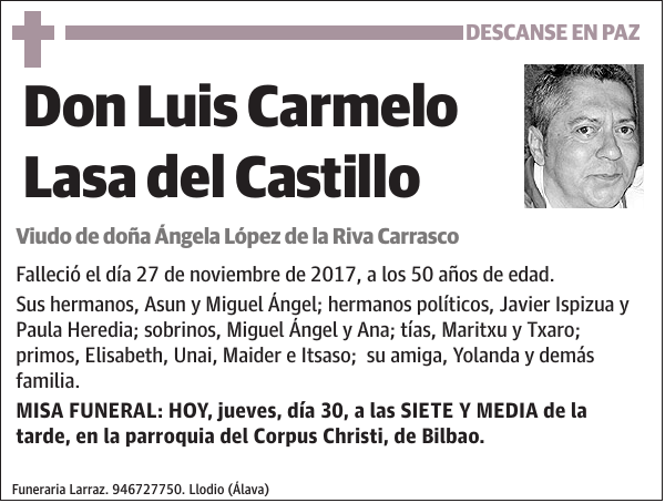 Luis Carmelo Lasa del Castillo