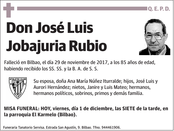 José Luis Jobajuria Rubio