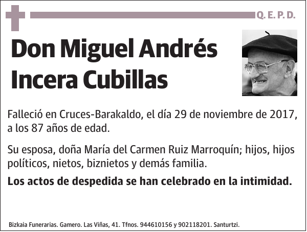 Miguel Andrés Incera Cubillas