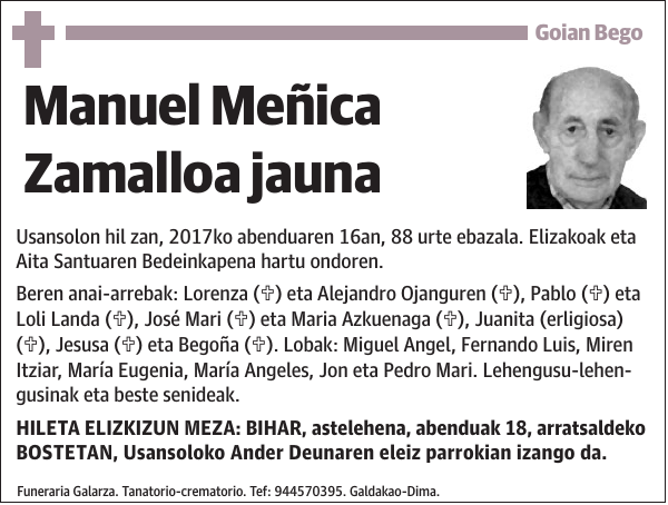 Manuel Meñica Zamalloa