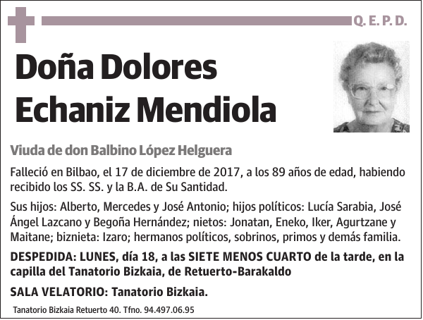 Dolores Echaniz Mendiola