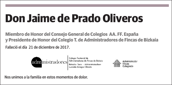 Jaime de Prado Oliveros