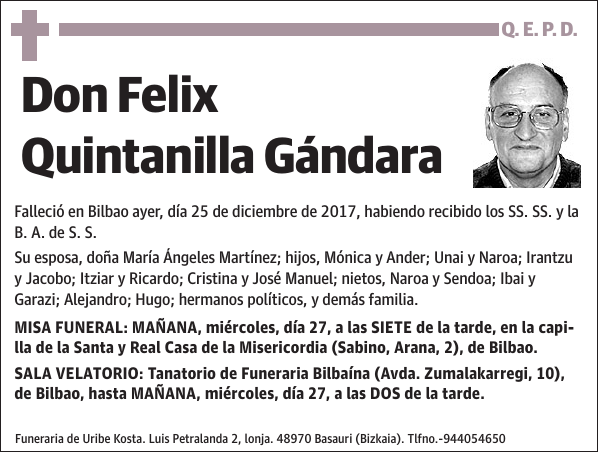 Felix Quintanilla Gándara