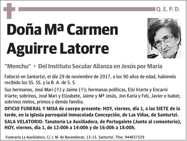 Mª Carmen Aguirre Latorre