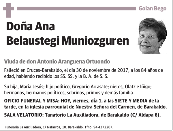 Ana Belaustegi Muniozguren