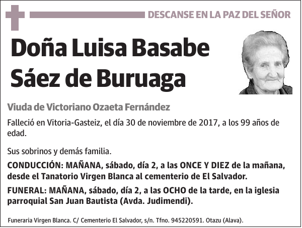 Luisa Basabe Sáez de Buruaga