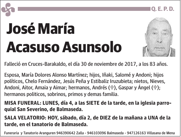 José María Acasuso Asunsolo